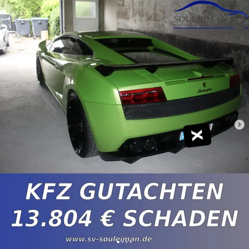 1.500 KFZ-Gutachten - Dankeschön Sachverständigenbüro Souleiman
